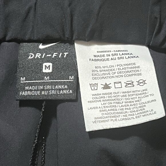 Nike Dri-Fit Womens Size Medium Black Athletic Workout Running Jogger Pants - Picture 5 of 5
